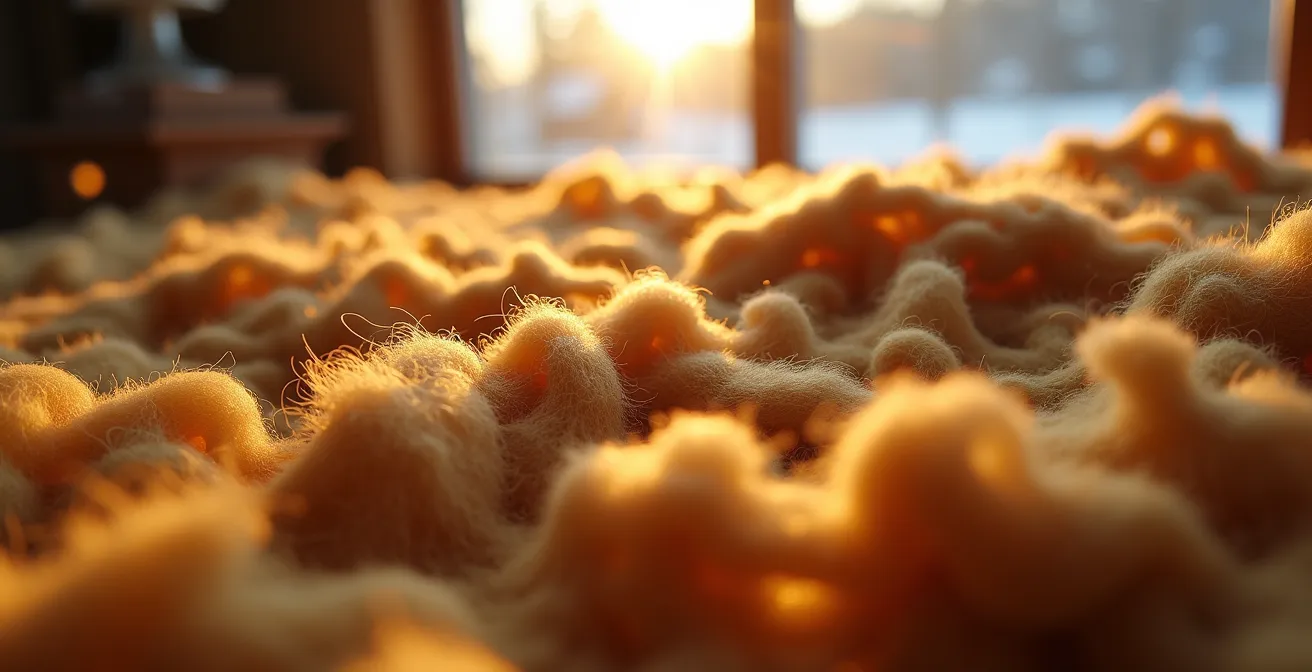 Detailaufnahme hochwertiger österreichischer Lodenmantel mit warmen Farbtönen