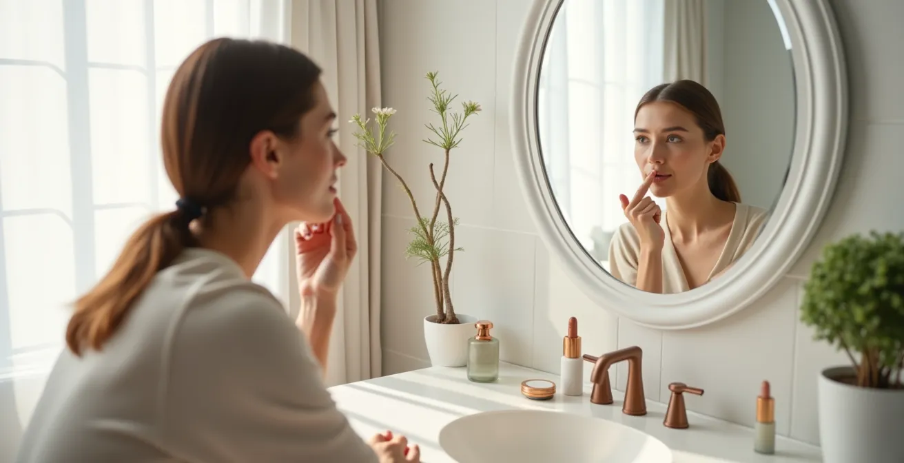 Sanfte Konturierungstechnik für runde Gesichtsform mit natürlichem Ergebnis