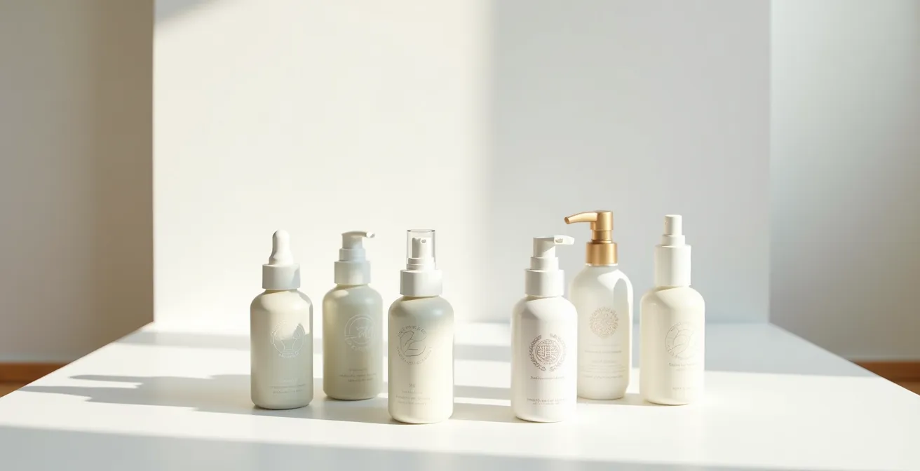 Vergleich echter und falscher Bio-Siegel auf Kosmetikverpackungen