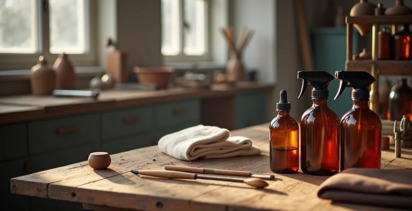 Professionelle Taschenreinigung in einer Wiener Werkstatt