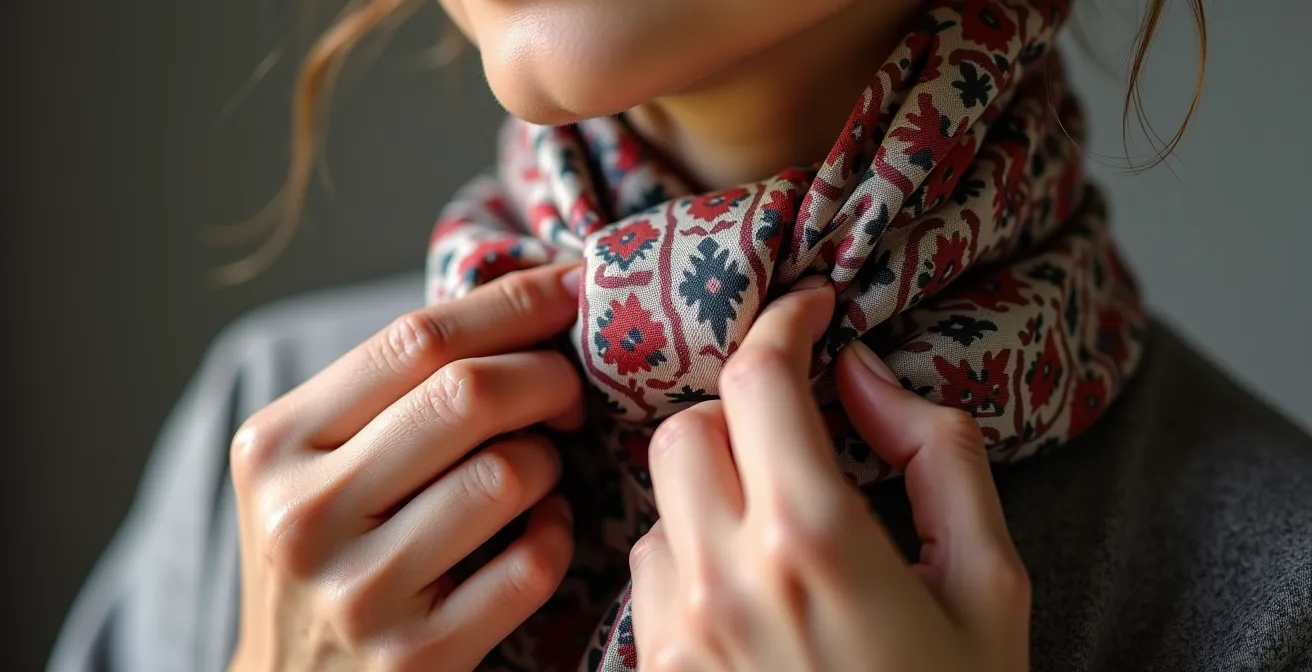 Moderne Bindetechniken für Seidentücher im österreichischen Business-Look