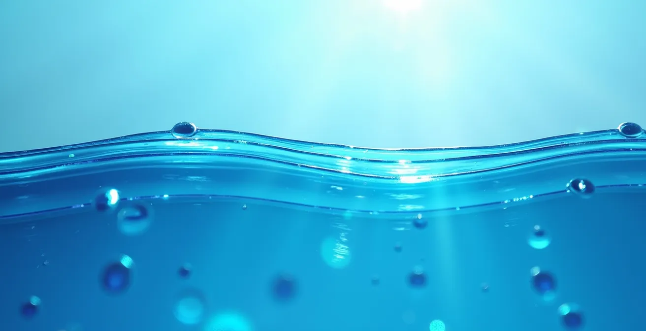 Vergleichende Darstellung verschiedener Hyaluronsäure-Molekülgrössen und ihrer Eindringtiefe in die Hautschichten